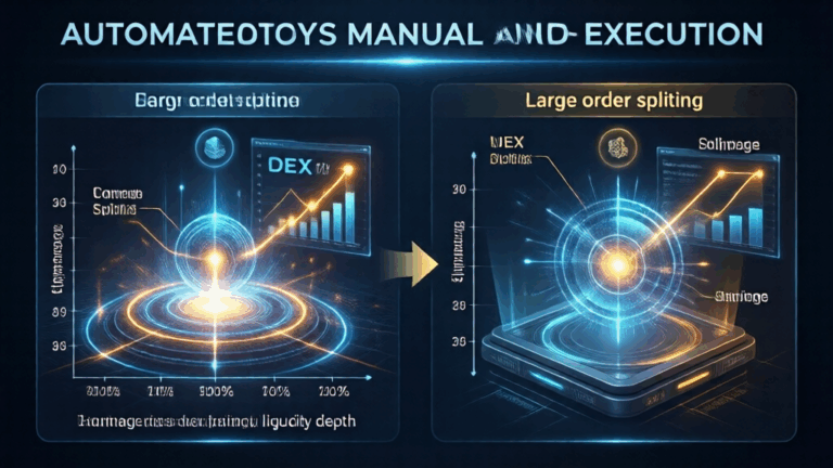 Large Order Splitting: Manual vs. Auto Execution to Reduce Slippage